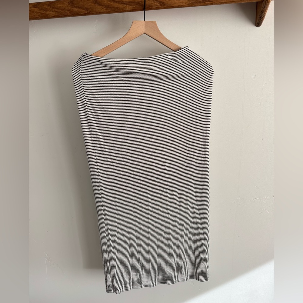 Lulus Stripped Midi Skirt